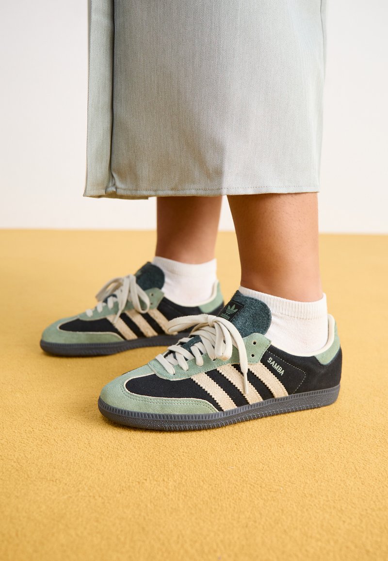adidas Originals SAMBA OG - Trainers - core black/alumina/silver green/black - Zalando.ie adidas Originals SAMBA OG - Trainers - core black/alumina/silver green/black - Zalando.ie