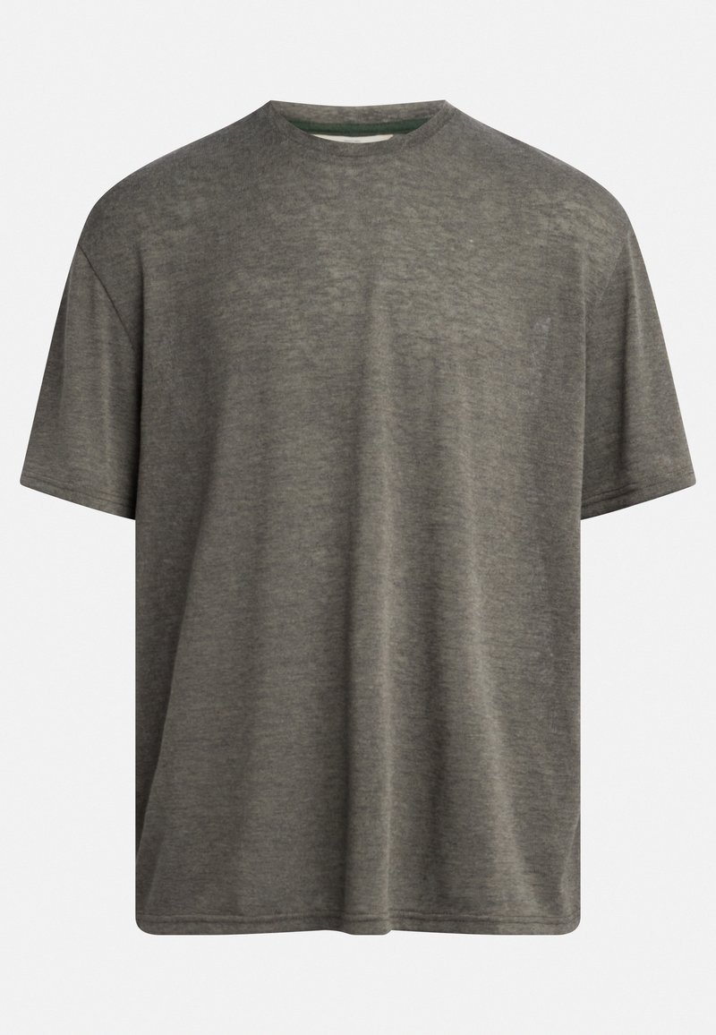 Redefined Rebel T-shirt basic donkergroen Redefined Rebel T-shirt basic donkergroen