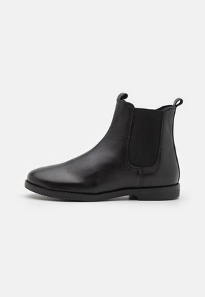 LEATHER - Korte laarzen - black