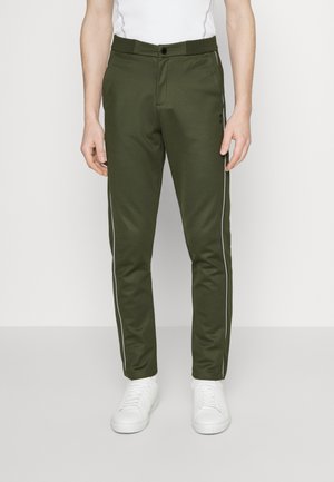 Ron Dorff TRACK PANTS WHITE PIPING - Spodnie treningowe