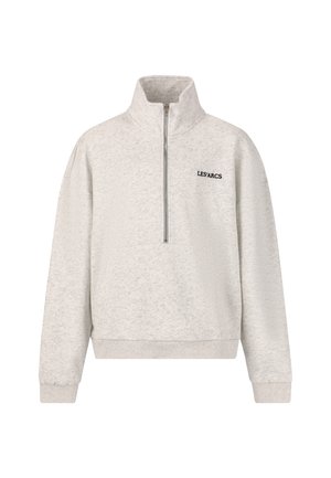 Sweatshirt -  white melange