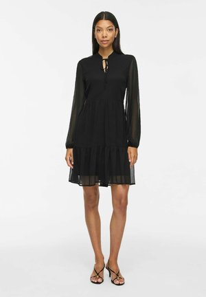 VILA MINIKLEID VIFALIA LANGARM - Denné šaty - black beauty