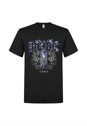 rockshirts AC/DC  PLUG ME IN  - T-shirt print - black
