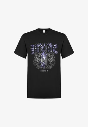 rockshirts AC/DC PLUG ME IN - Triko s potiskem - black