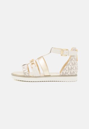 JOHANNE - Páskové sandály  - vanilla/pale gold