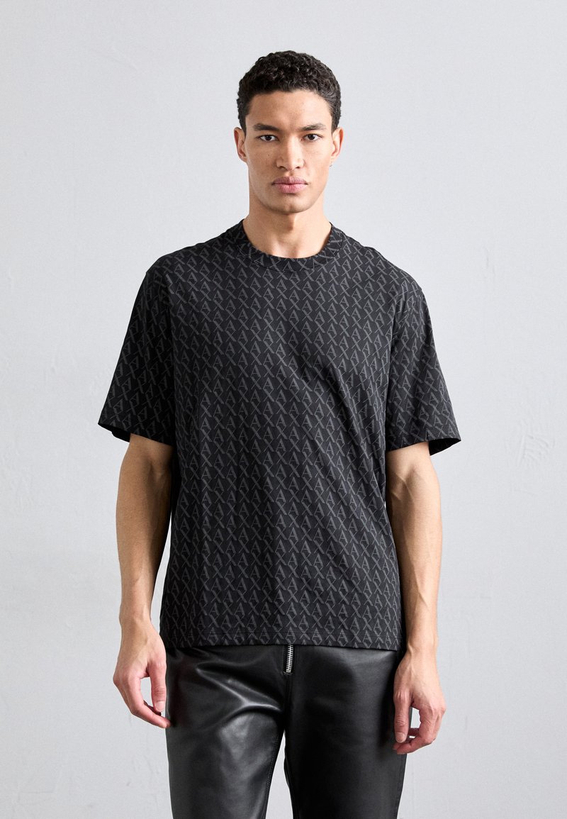 Armani Exchange - Print T-shirt - black, Enlarge