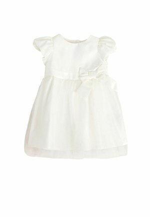 REGULAR FIT - BABY PUFF SLEEVE. - Vestido informal - white