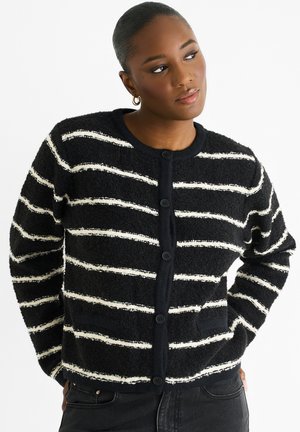 STRIPE MILLITRARY - Cardigan - schwarz