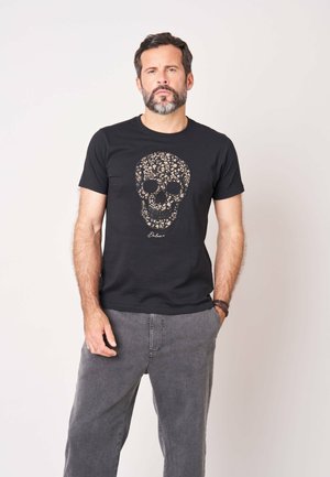 DEELUXE, DEELUXE ORIGINAL T-SHIRT SHADOW - T-shirt imprimé - schwarz