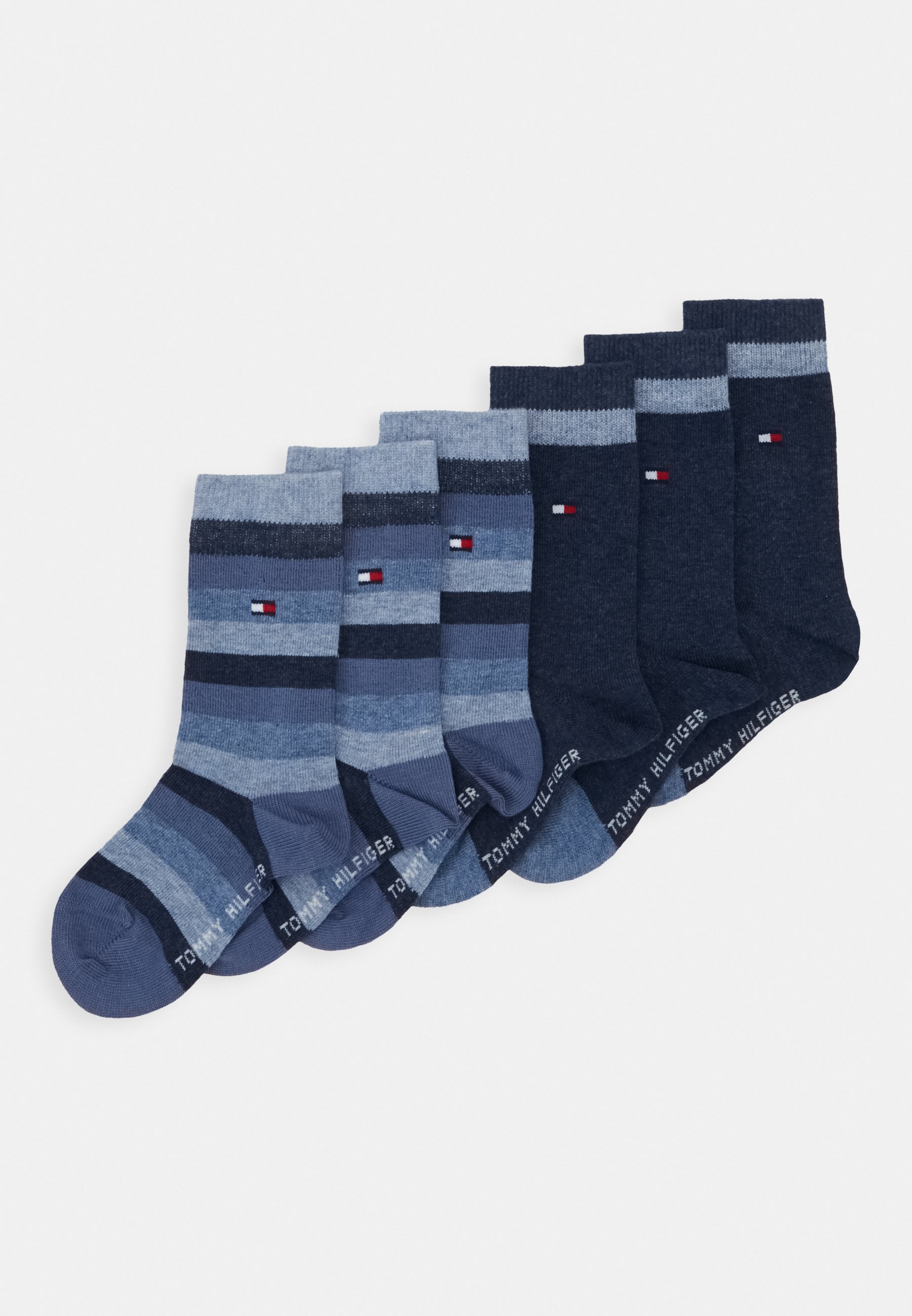 Tommy Hilfiger Collegiate Stripe Kids/' Socks Calzino Classico Unisex-Bambini e Ragazzi