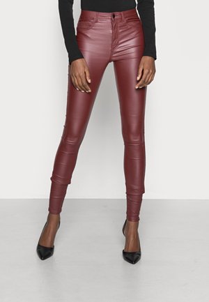 Pantalon classique - dark red
