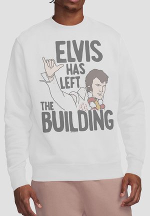 Cotton Soul, ELVIS HAS LEFT THE BUILDING - Sweatshirt - white