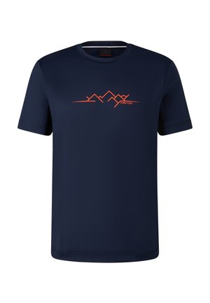 T-shirt imprimé - dunkelblau