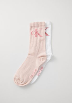 MONOGRAM 2 PACK - Sokker - peach