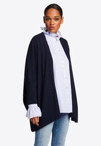 Rich & Royal NACHHALTIGE STRICKJACKE AUS RECYCELTEM MATERIAL - Kardigan - deep blue