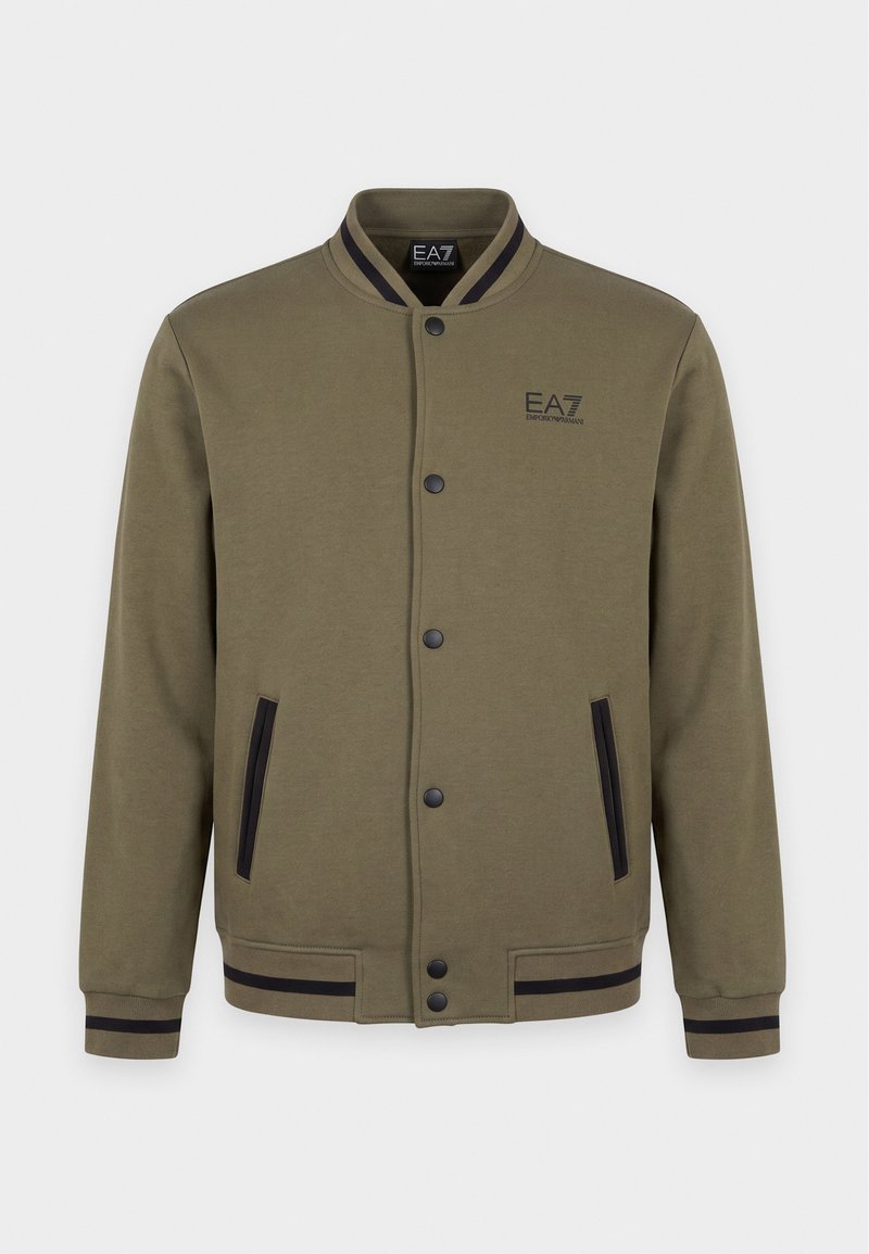 Inside Train Intruction EA7 Emporio Armani TRAIN CORE ID BASEBALL COLLAR - Bomber jacket ...