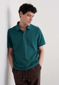 Seasalt Cornwall Polo - teal kingfisher