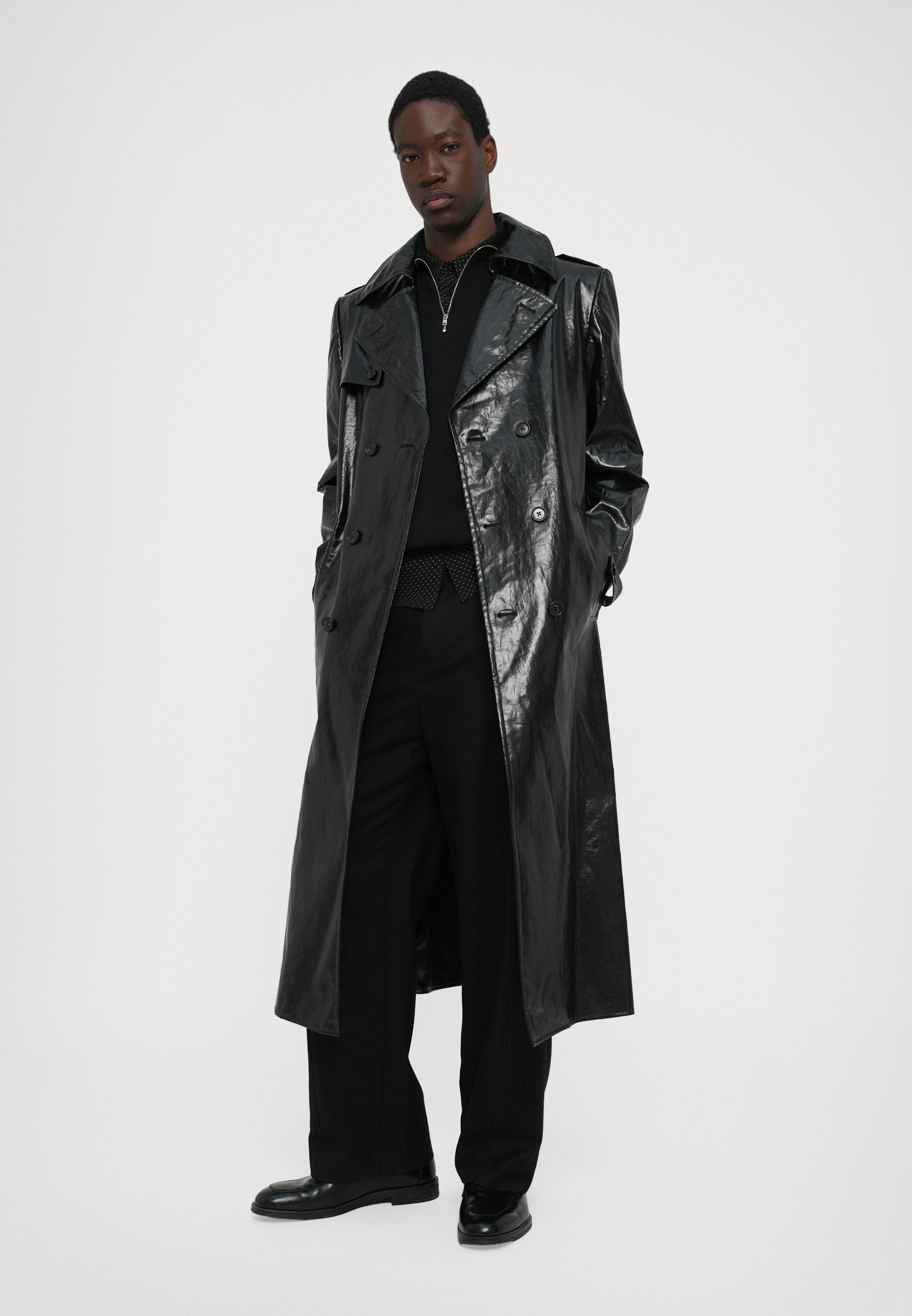 MM6 Maison Margiela Trenchcoat - black - Zalando