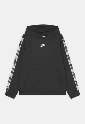 REPEAT HOODIE - Felpa - black