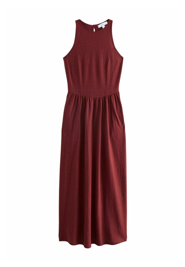 MIDI - Jerseykleid - plum purple