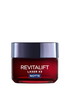 CREMA VISO NOTTE REVITALIFT LASER X3, AZIONE ANTIRUGHE ANTI-ETÀ CON ACIDO IALURONICO  - Trattamenti notte