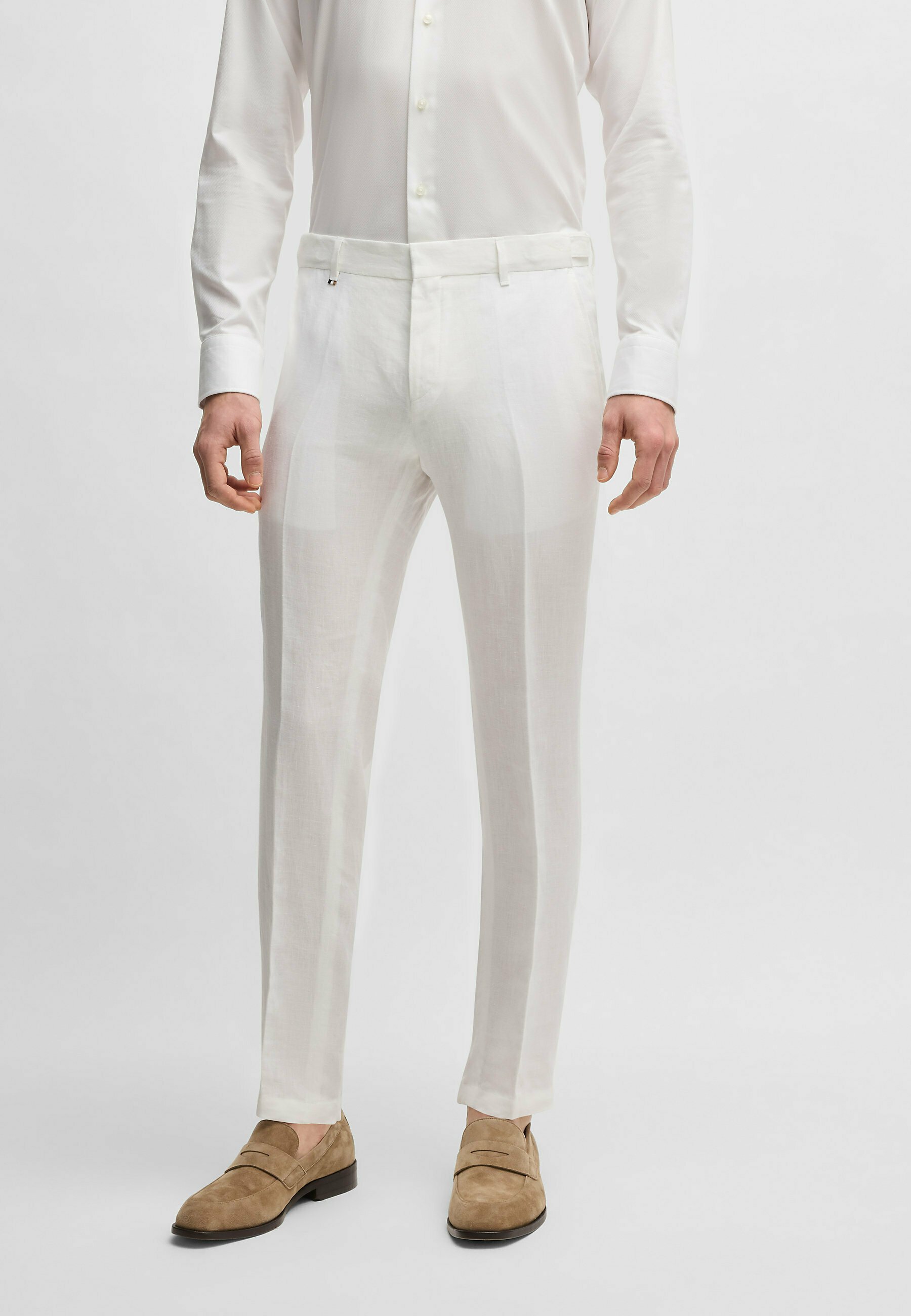 Beige Genius Pantaloni Genius Pantaloni Biege Da Uomo Hugo Boss H