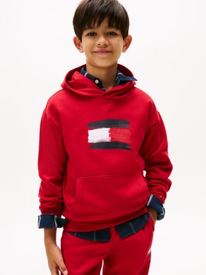 Tommy Hilfiger FLAG - Sudadera - medium red