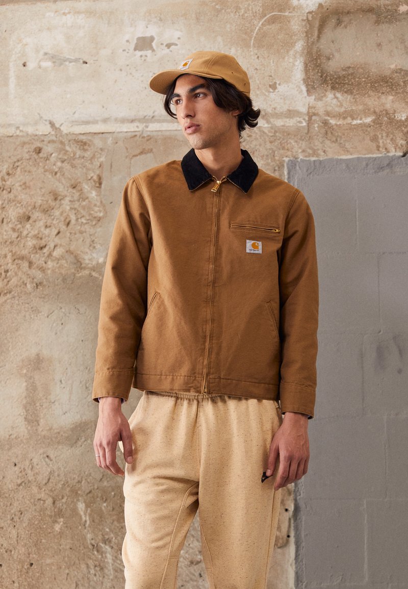Carhartt WIP DETROIT JACKET - Leichte Jacke - hamilton brown/black ...