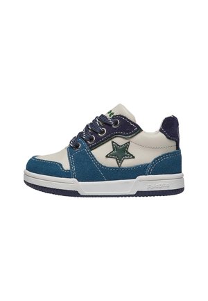 Babyschoenen - weiß blau