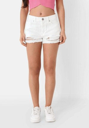 Shorts vaqueros - white