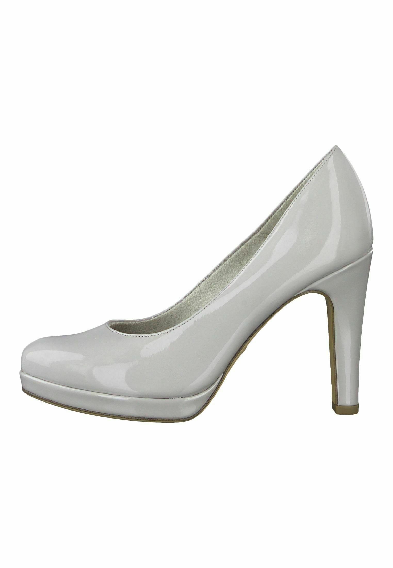 Tamaris Classic heels - grey patent 