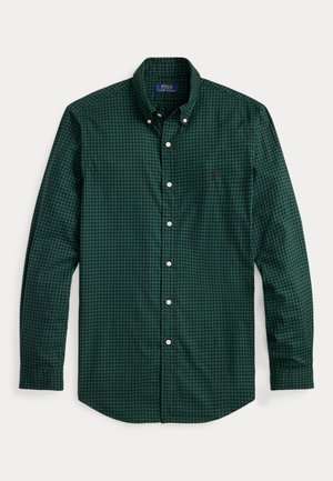 CUSTOM FIT PLAID TWILL SHIRT - Marškiniai - 4192e pine/black