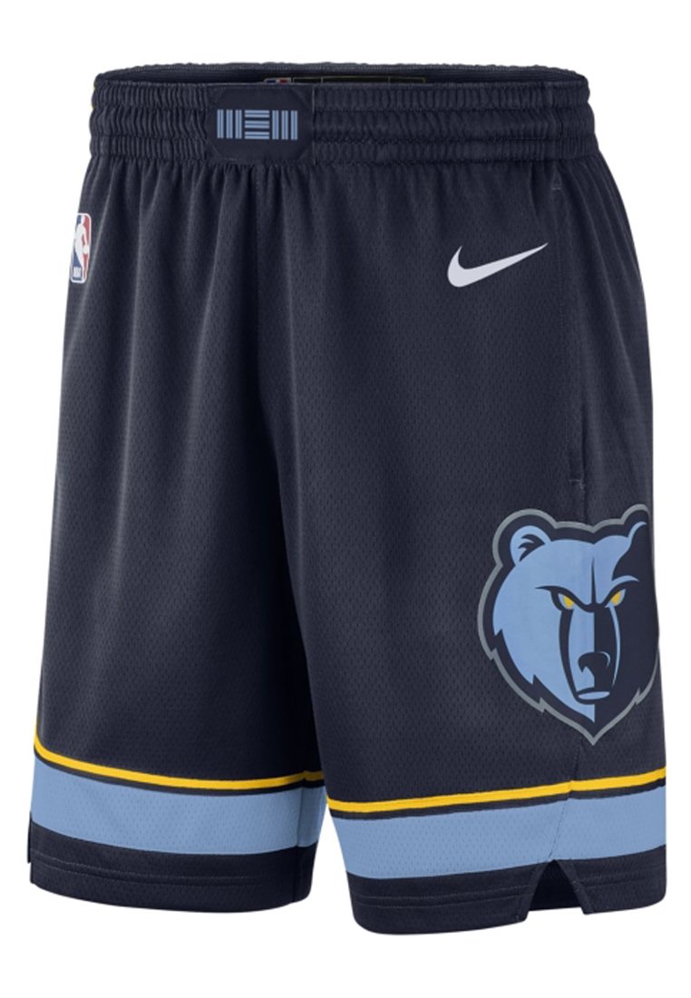 Nike Performance - MEMPHIS GRIZZLIES - kurze Sporthose - dark blue/light blue/yellow, Vergrößern