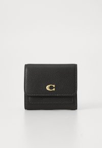 COACH MILA SMALL FLAP WALLET - Wallet - black