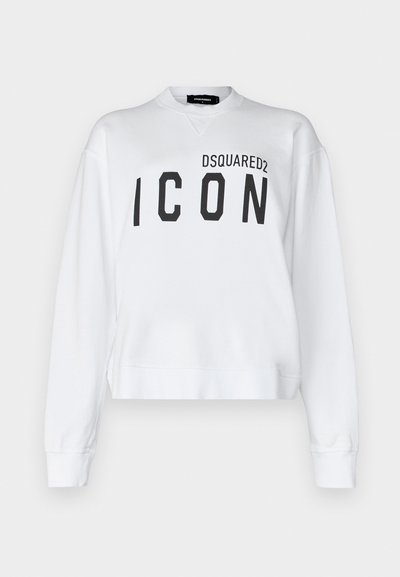DSQUARED2 ICON COOL FIT CREWNECK - Φούτερ - white