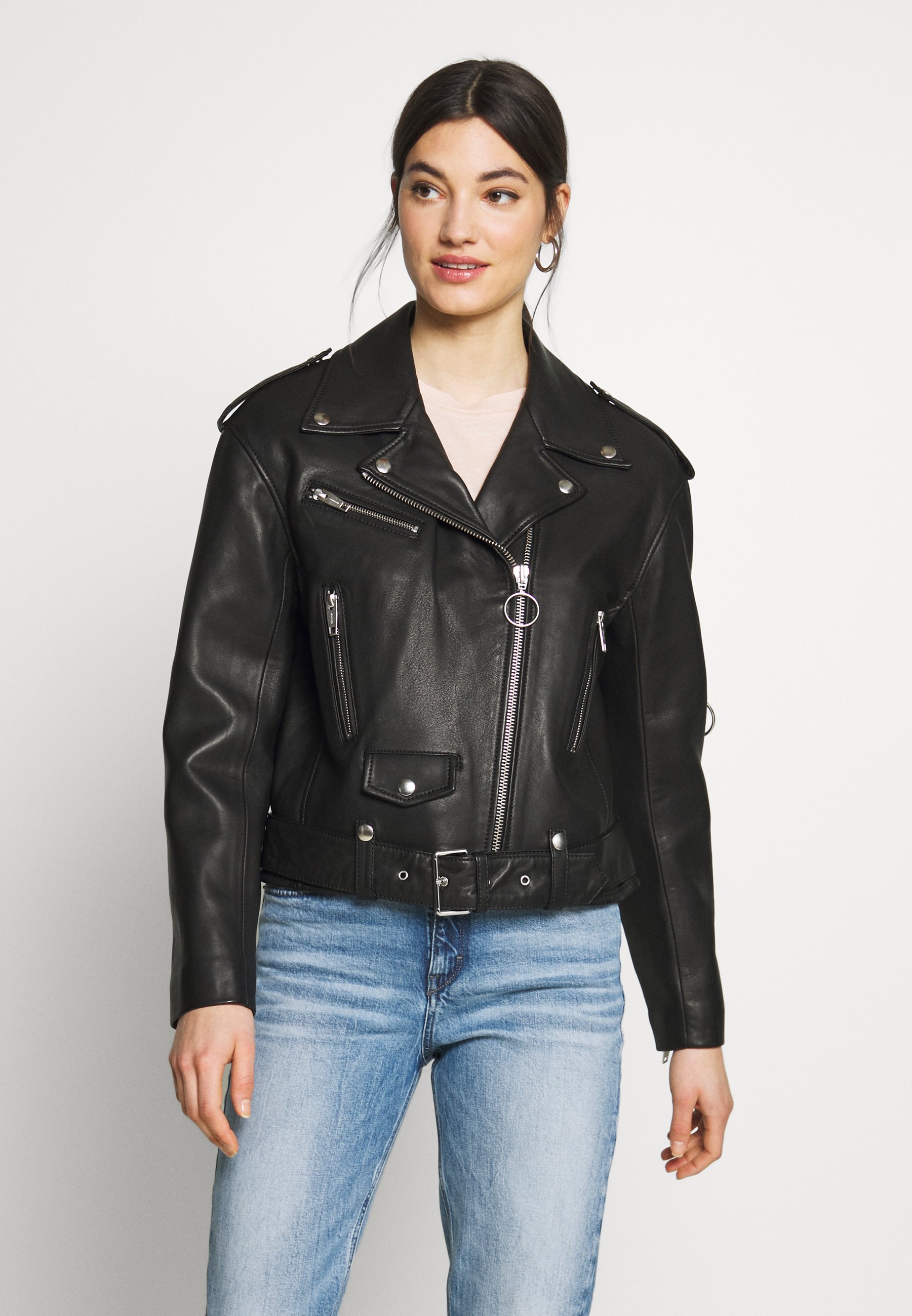 The Kooples JACKET Skinnjakke blacksvart Zalando.no The Kooples Skinnjakke black Zalando.no