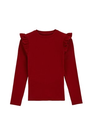 WE Fashion T-shirt à manches longues - burgundy red