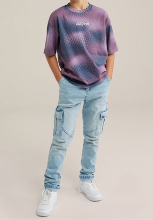 WE Fashion, Jean droit - light blue