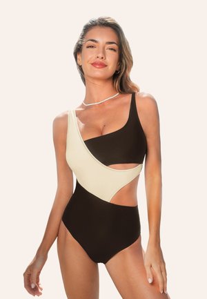 Cupshe Traje de baño - black white