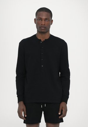 Top s dlouhým rukávem - black