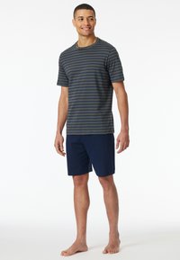Schiesser CASUAL ESSENTIALS - Pyjama - anthrazit blau