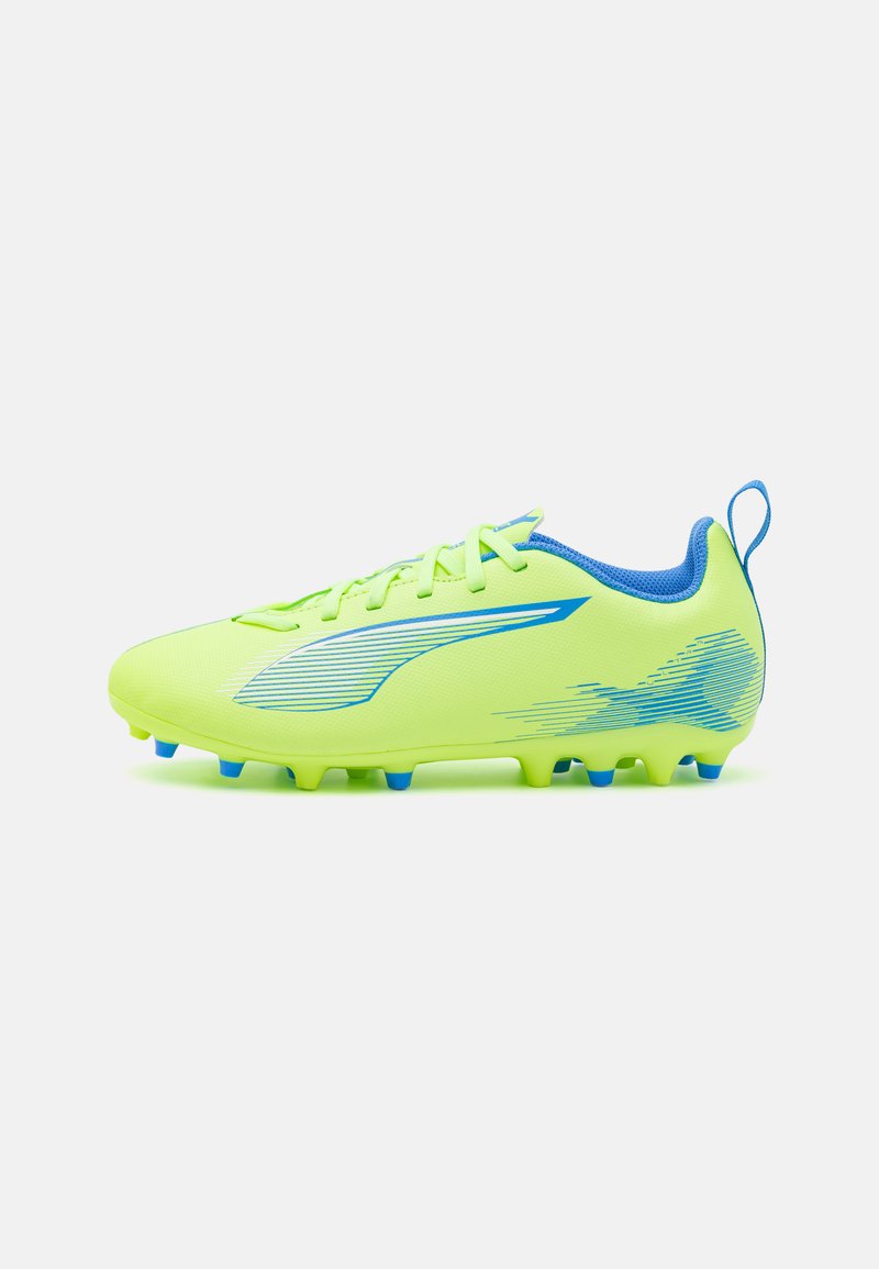 Puma ULTRA 5 PLAY MG JR UNISEX - Botines de fútbol para terreno firme - fizzy apple/white/bluemazing
