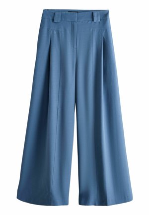Next, TALL FIT - WIDE LEG TROUSERS . - Trousers - blue