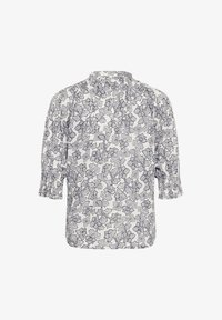 Sélectionné, dark navy leaf print