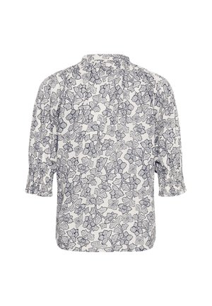 Part Two, ALMERASPW SHIRT - Blouse - dark navy leaf print