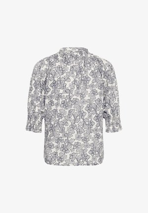 Part Two, ALMERASPW - Blouse - dark navy leaf print