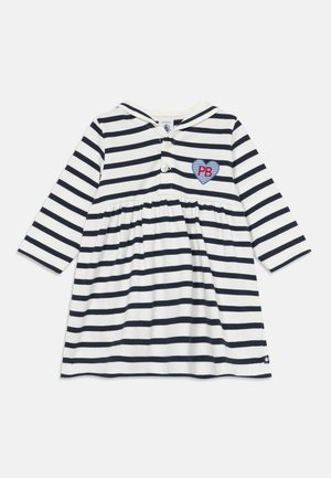 Petit Bateau, BEBE DEBOUT ROBE - Рокля тип пуловер - marshmallow/smoking