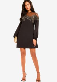 Lipsy PETITE FIT - PREMIUM SEQUIN - Rochie de zi - black
