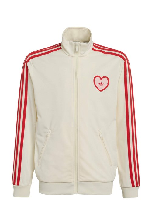 adidas FIREBIRD TRACK TOP HEART - Chaqueta de entrenamiento - cream white better scarlet — photo 5