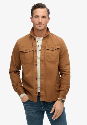 MERCHANT - Lichte jas - denim co tobacco brown